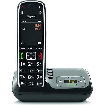 téléphone fixe solo sans Fil avec répondeur et larges touches avec Grand  écran rétroéclairé noir au meilleur prix