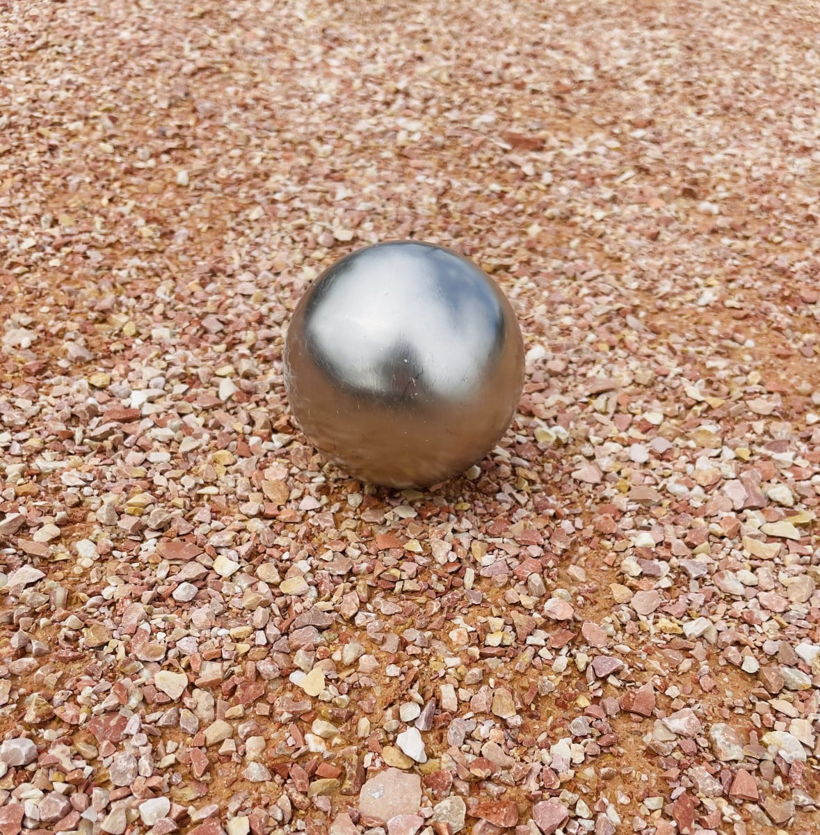 Sac de +/- 400 kg Sable stabilisé rose 0/8 pour terrain de pétanque