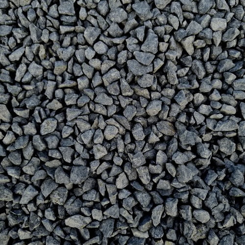 Sac de +/- 400 kg 5M² Gravier gris foncé Aggly 6/10 concassé au