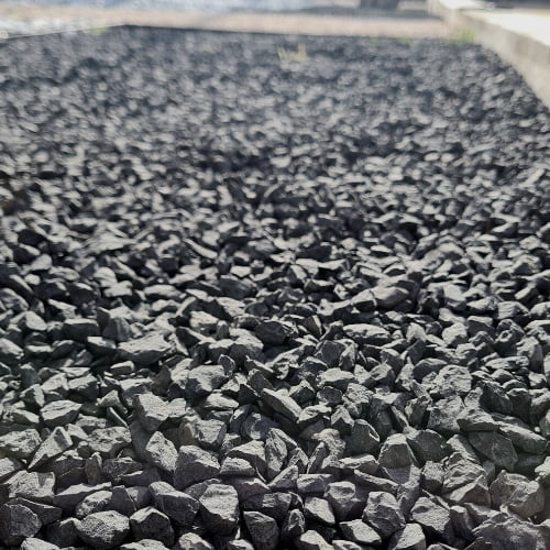 Sac de +/- 600 kg 7,5M² Gravier gris foncé Aggly 6/10 concassé