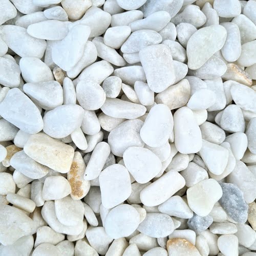 Sac de +/- 1,5T 20M² Gravier blanc roulé 8/12