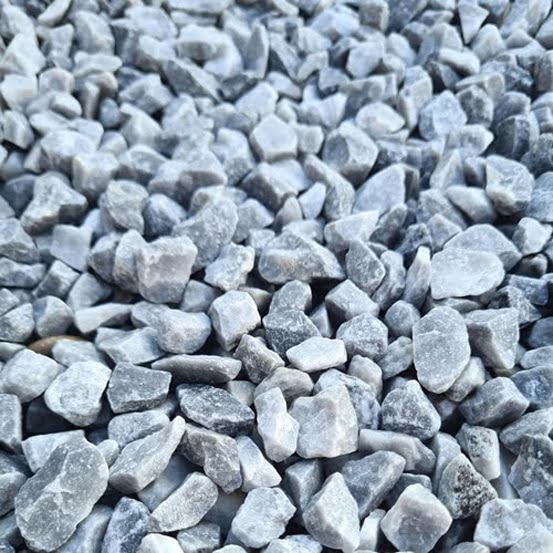 Kit Graviers gris dalles stabilisatrices Big Bag gravier gris de  marbre Nevada 8/12 1,5T [environ 20m2] 20m2 dalles stabilisatrices  blanches