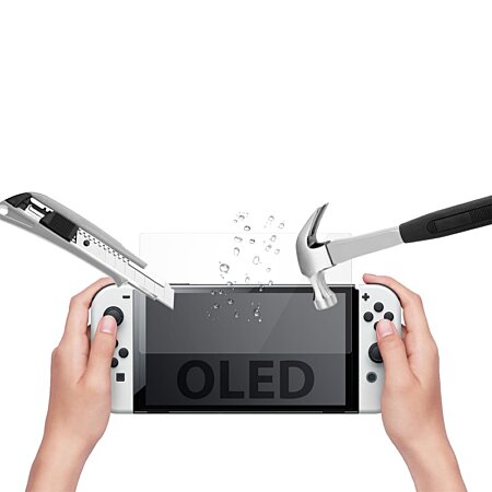 Muvit Gaming VERRE TREMPE POUR SWITCH OLED sur