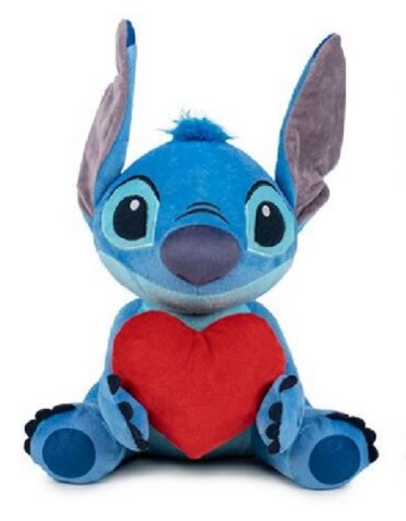 Peluche Disney personnalisée - Stitch avec cœur