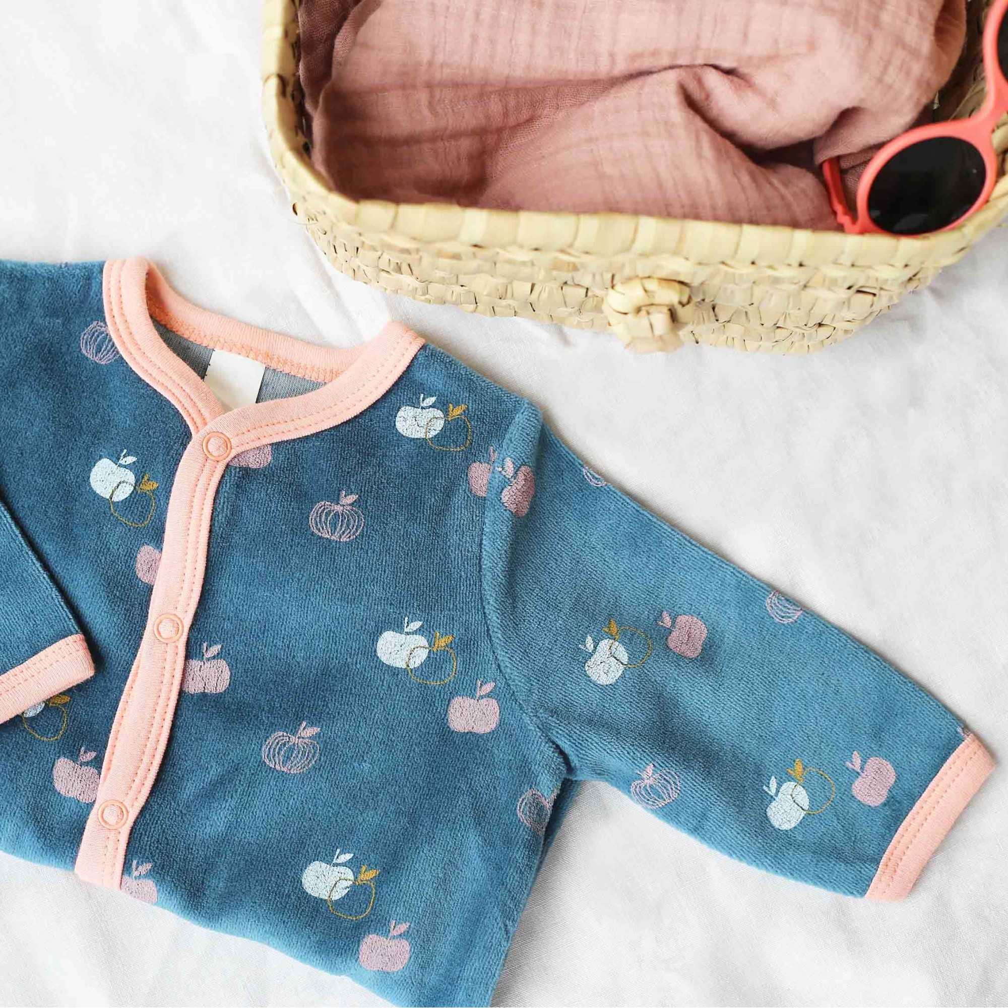 Pyjama Femme Rose Pomme Bleu - Taille 3 - Neuf Avec étiquettes