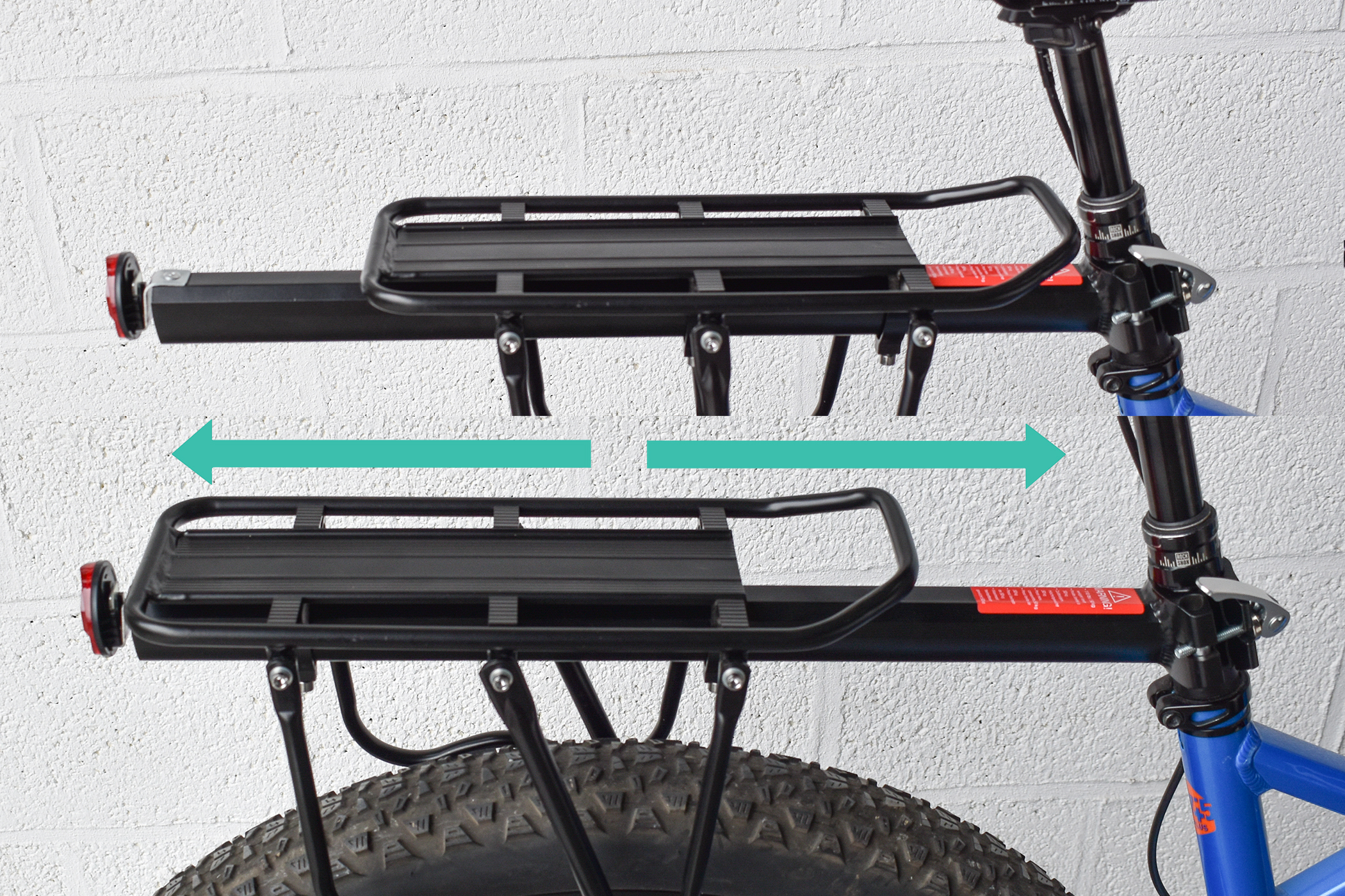 Porte-bagages vélo arrière ajustable au meilleur prix