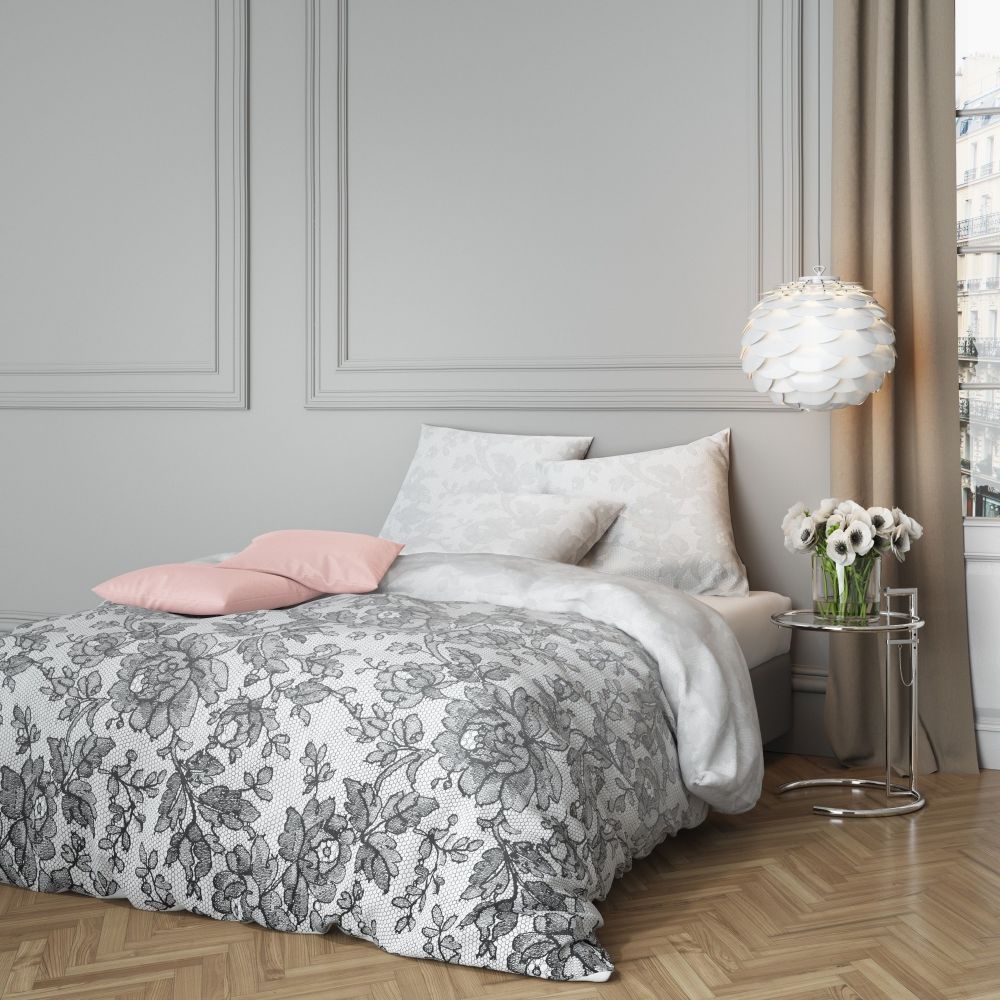 Parure De Lit 220x240 Cm Coton Microfibre - Housse Couette + 2 Taies - Ultra Douce Et Respirante