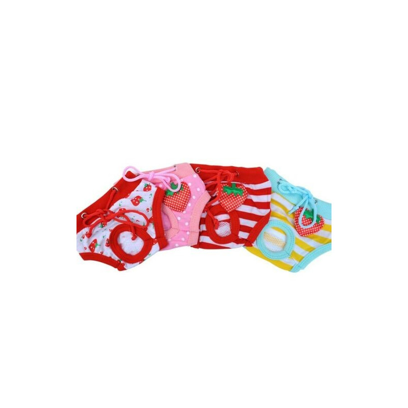 Culotte Réglable Pour Chienne - Taille L à XXL - Imperméable Avec Trou Pour Queue