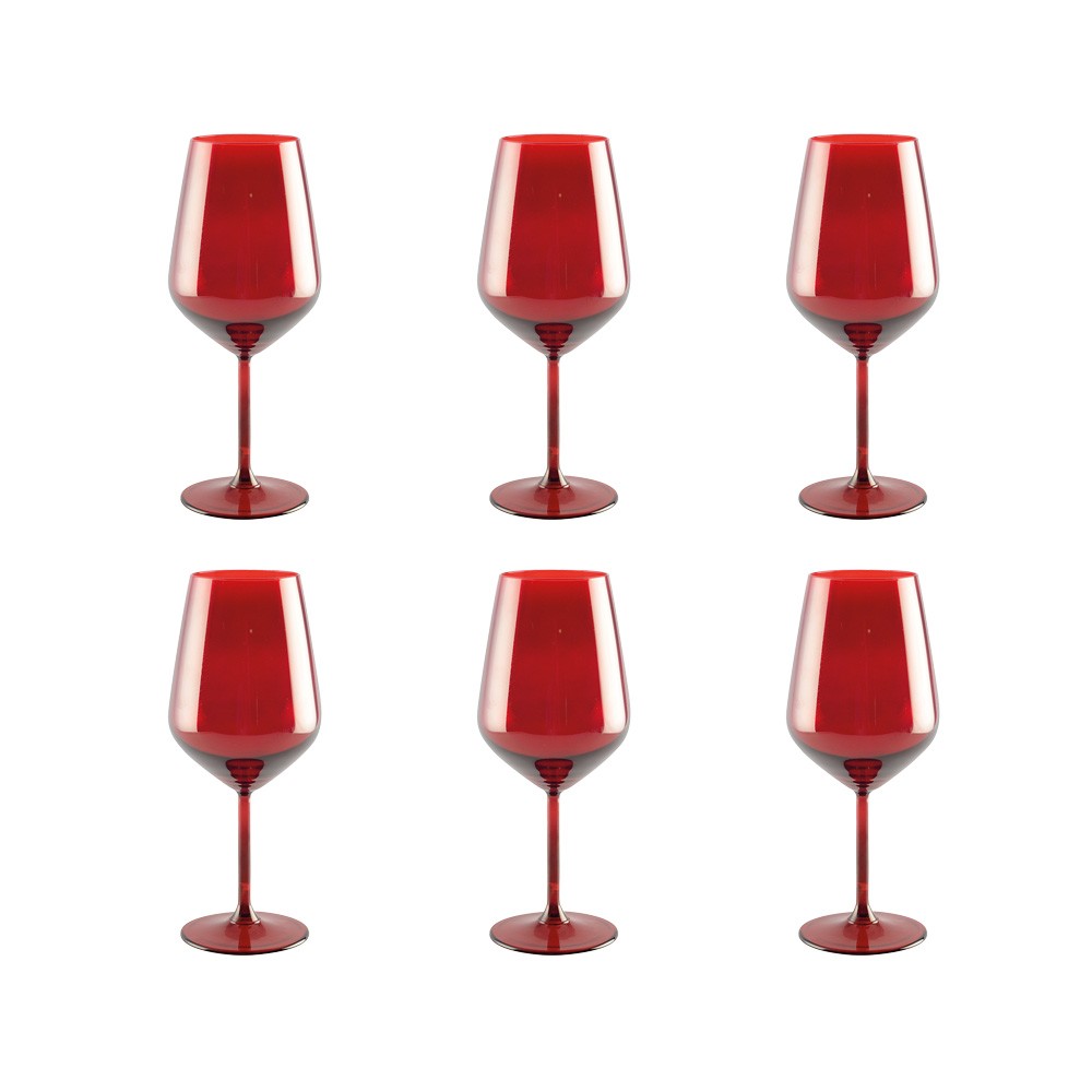 Bremen - Pack de 6 verres à vin rouge 79 CL en verre - Habitat