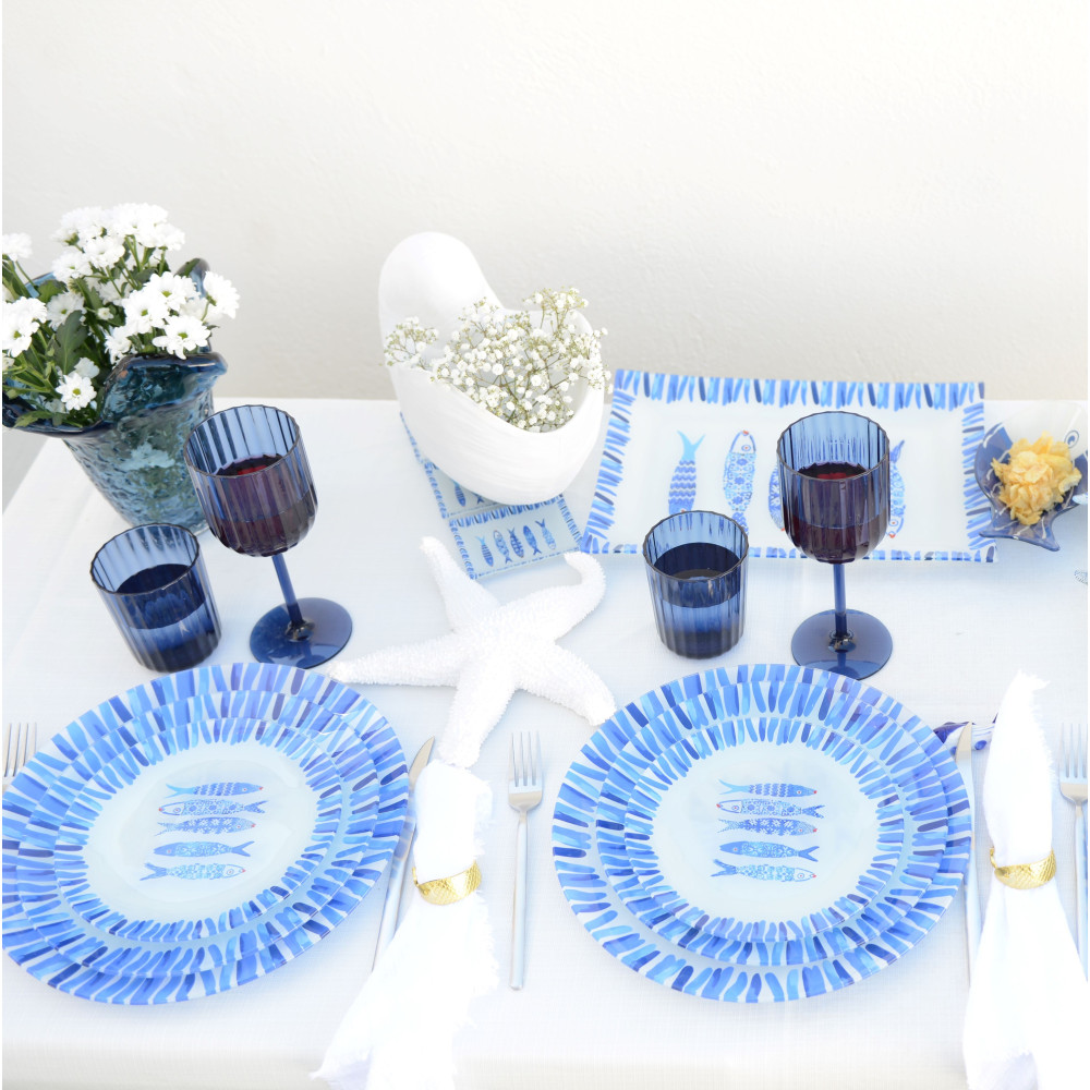 Assiette à Dessert En Forme De Poisson – Porcelaine Haut De Gamme | Idée Cadeau Déco Table Originale - 5