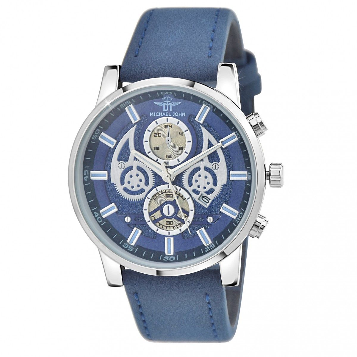Montre Homme HPOLW Quartz Sport - Double Affichage Analogique/digital - Noir/bleu - Neuve (piles à Changer)