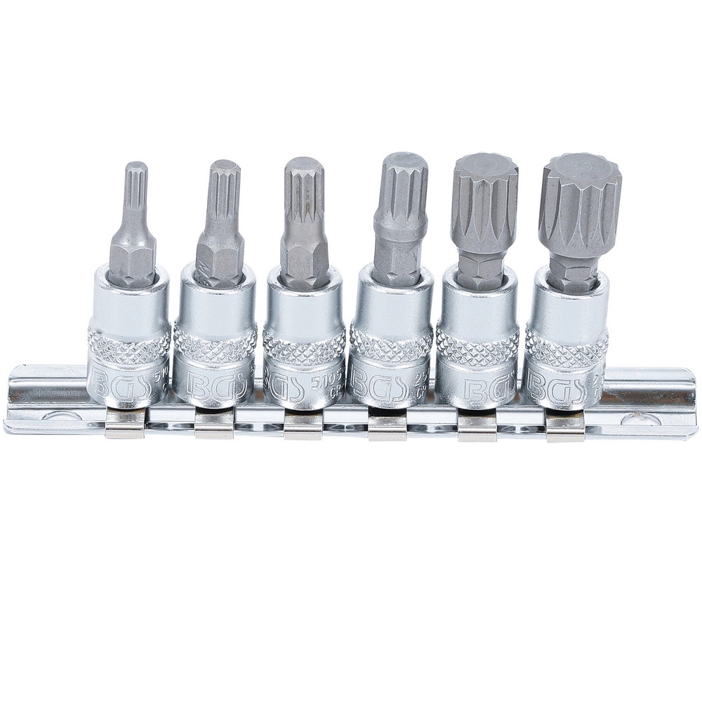 BGS 4362 Douille XZN M10 Longue 100 Mm - 1/2" Multidentée Intérieure