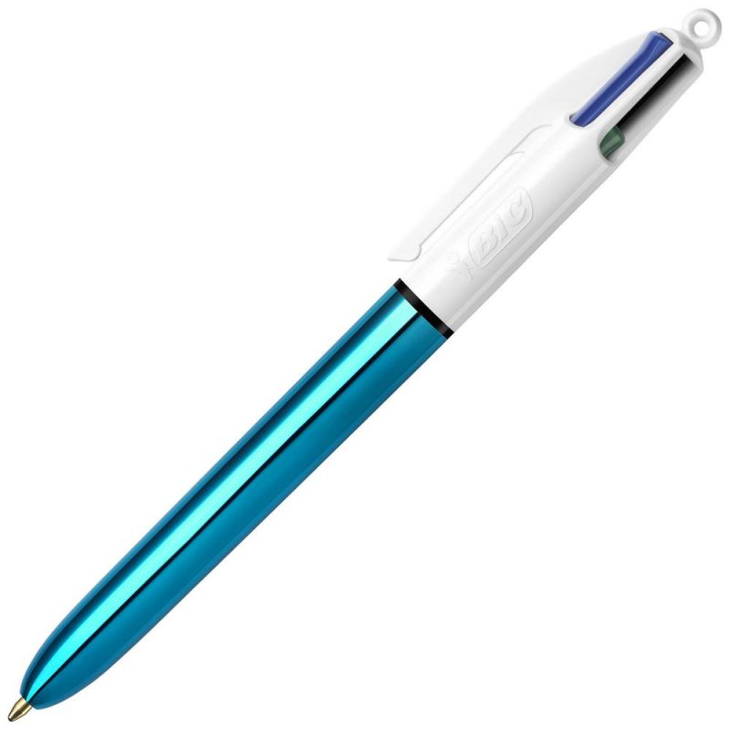 BIC LOT de 12 Stylos à bille 4 couleurs pointe moyenne retractable et  rechargeable avec grip, corps bleu - Cdiscount Beaux-Arts et Loisirs  créatifs