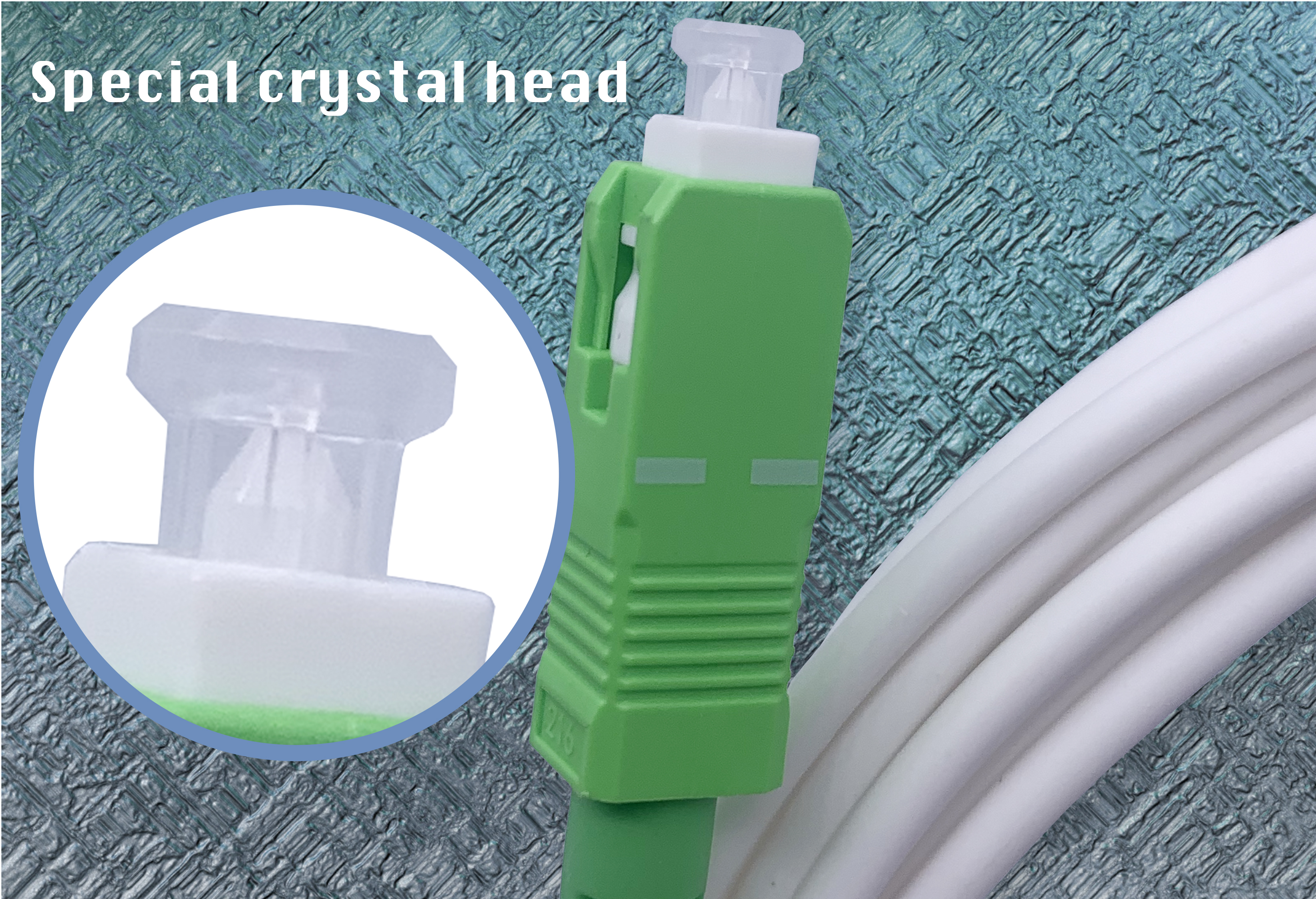 Jarretière Optique Simplex Monomode OS2 9/125 SC-APC/SC-UPC Blanc - 5 M (ECF-392392