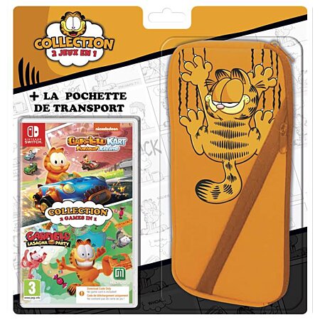 Bundle Garfield Kart + Lasagna Party + Housse Switch - Code in a Box (SWITCH)  au meilleur prix