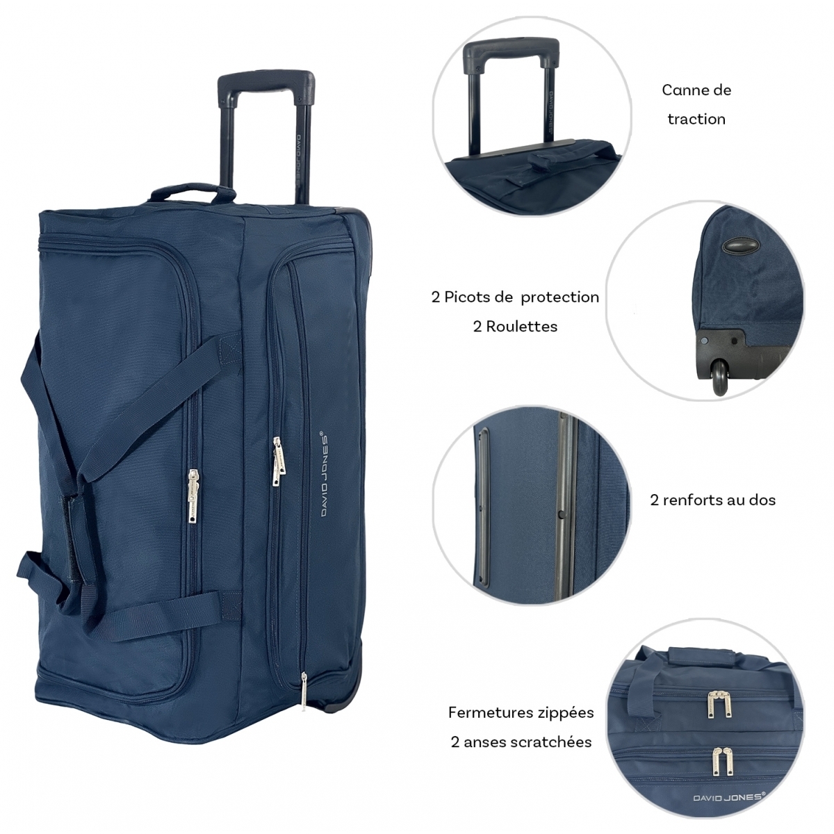 David Jones Sac De Voyage Xxl A Roulette David Jones Sac De Voyage