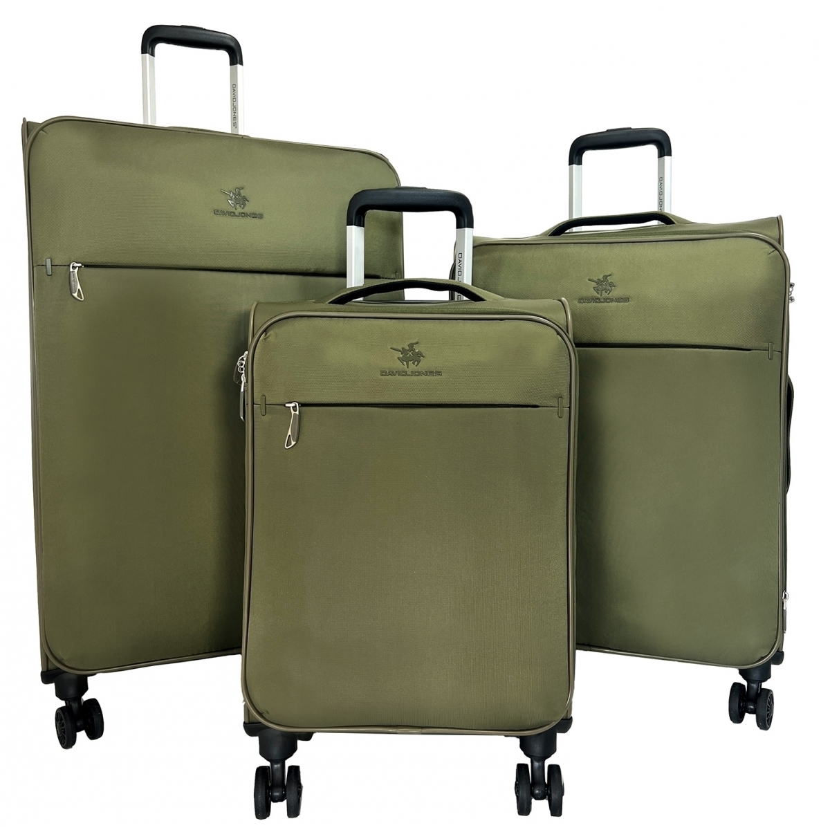 Lot de 3 valises dont 1 valise cabine souples David Jones Synthétique au  meilleur prix