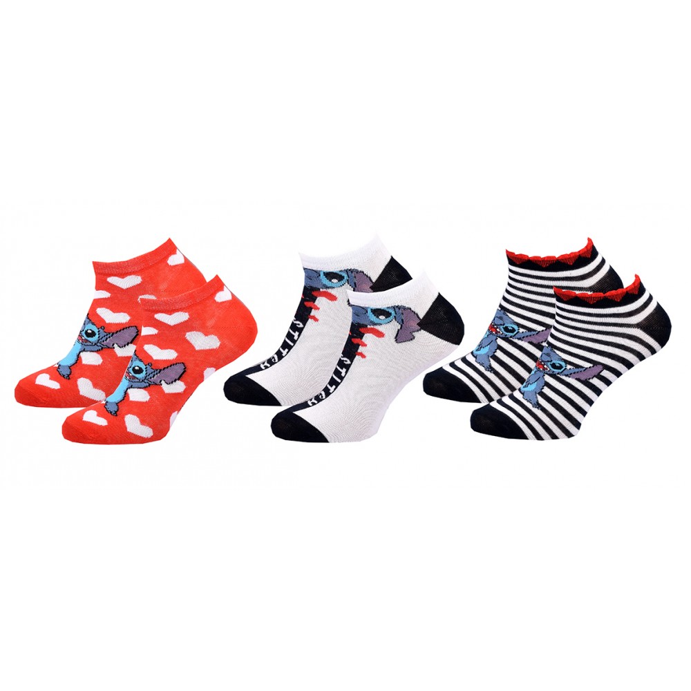 Pack De Chaussettes Lilo Et Stitch Pour Fille - Pointure 27/30, Coton, Neuf Avec étiquettes