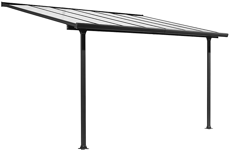 Toit Terrasse Aluminium L.307 x l.300 x H.210/299 cm (9,21 m²)