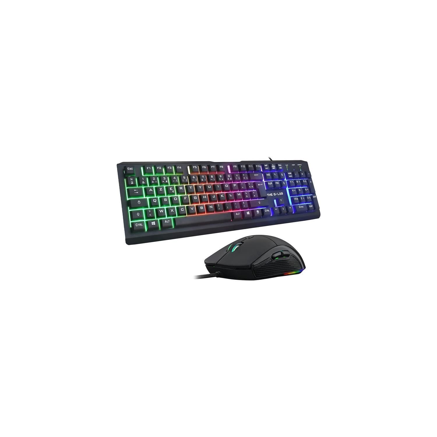 G-Lab IRIDIUM - souris gaming filaire lumineuse Pas Cher