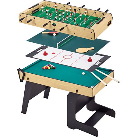 Table multi-jeux 15 jeux en 1 - baby foot - billard - tennis table etc -  D70151 - Jeux - Jouets