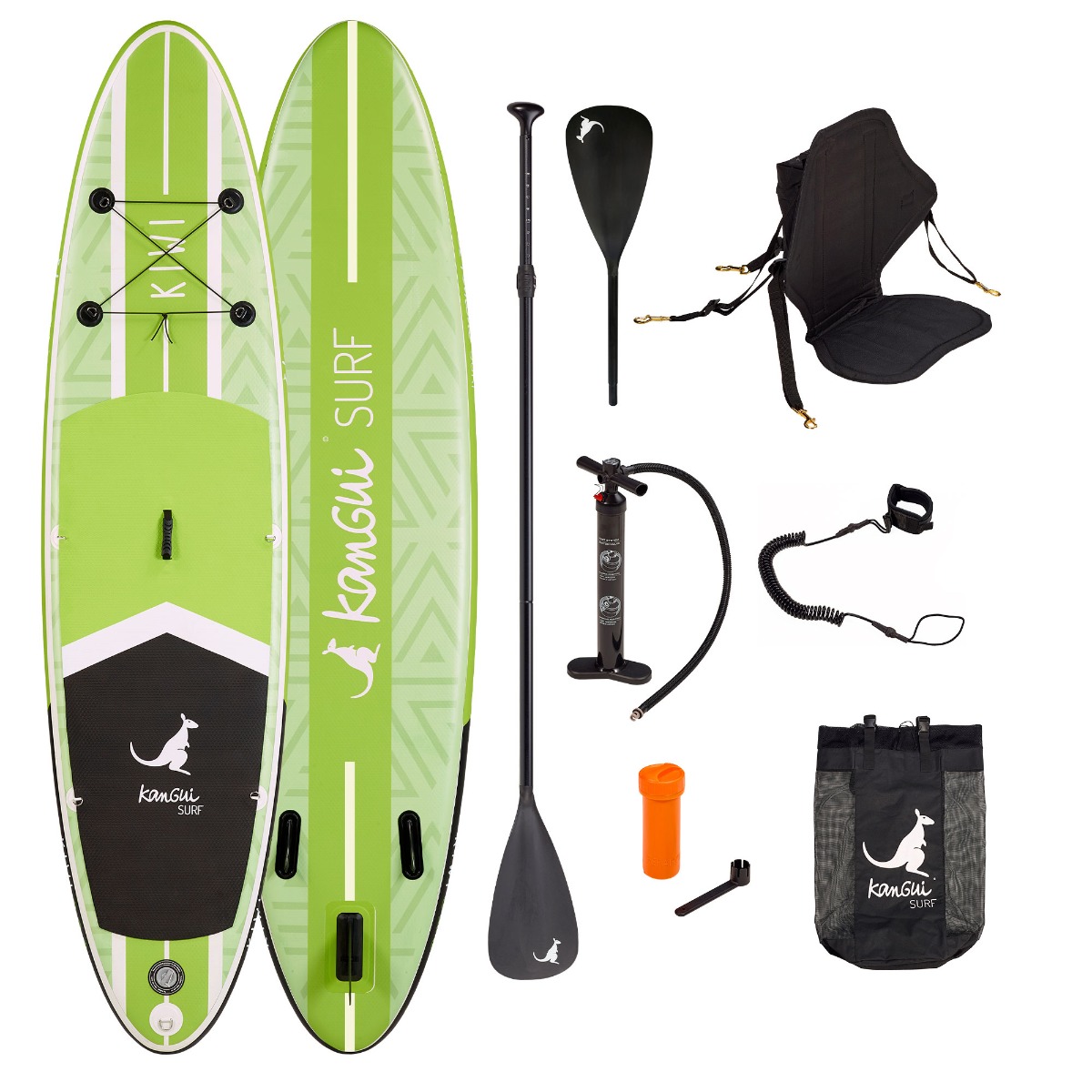 Aileron Central Kangui Pour Paddle Gonflable – Système à Glissière, 18x21,5 Cm, Fibre De Verre Et Nylon