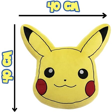 Coussin Pokémon Pikachu Tête 40 cm - Coussin - Achat & prix