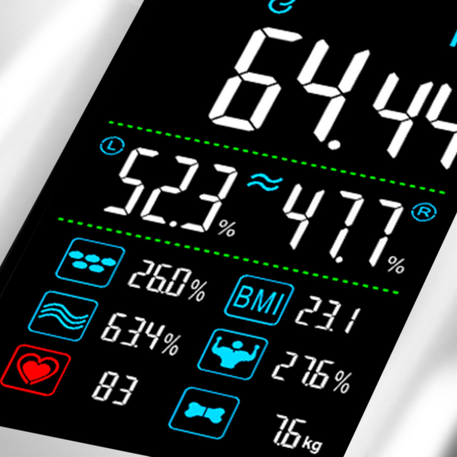 LITTLE BALANCE Pèse Personne Impédancemètre Fitdays Cardio Connect-4 - Foto 11