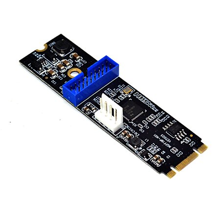Carte PCI Express USB 3.0 2 Port Interne USB-E et USB-19pin