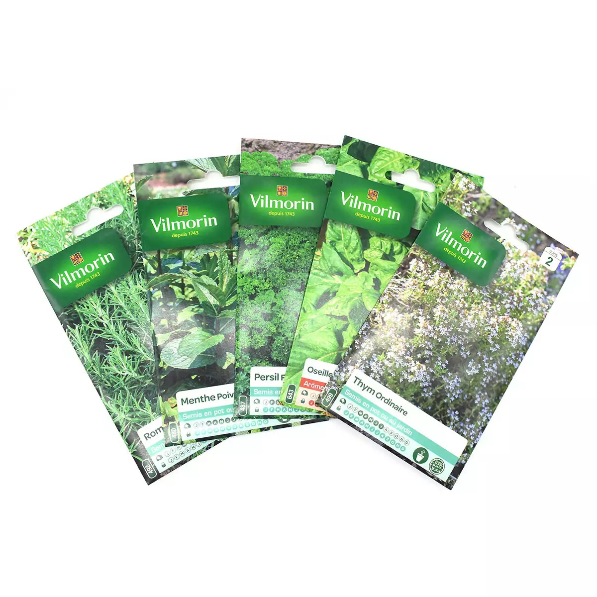 Sélection de graines de pantes aromatiques en packs ou kits