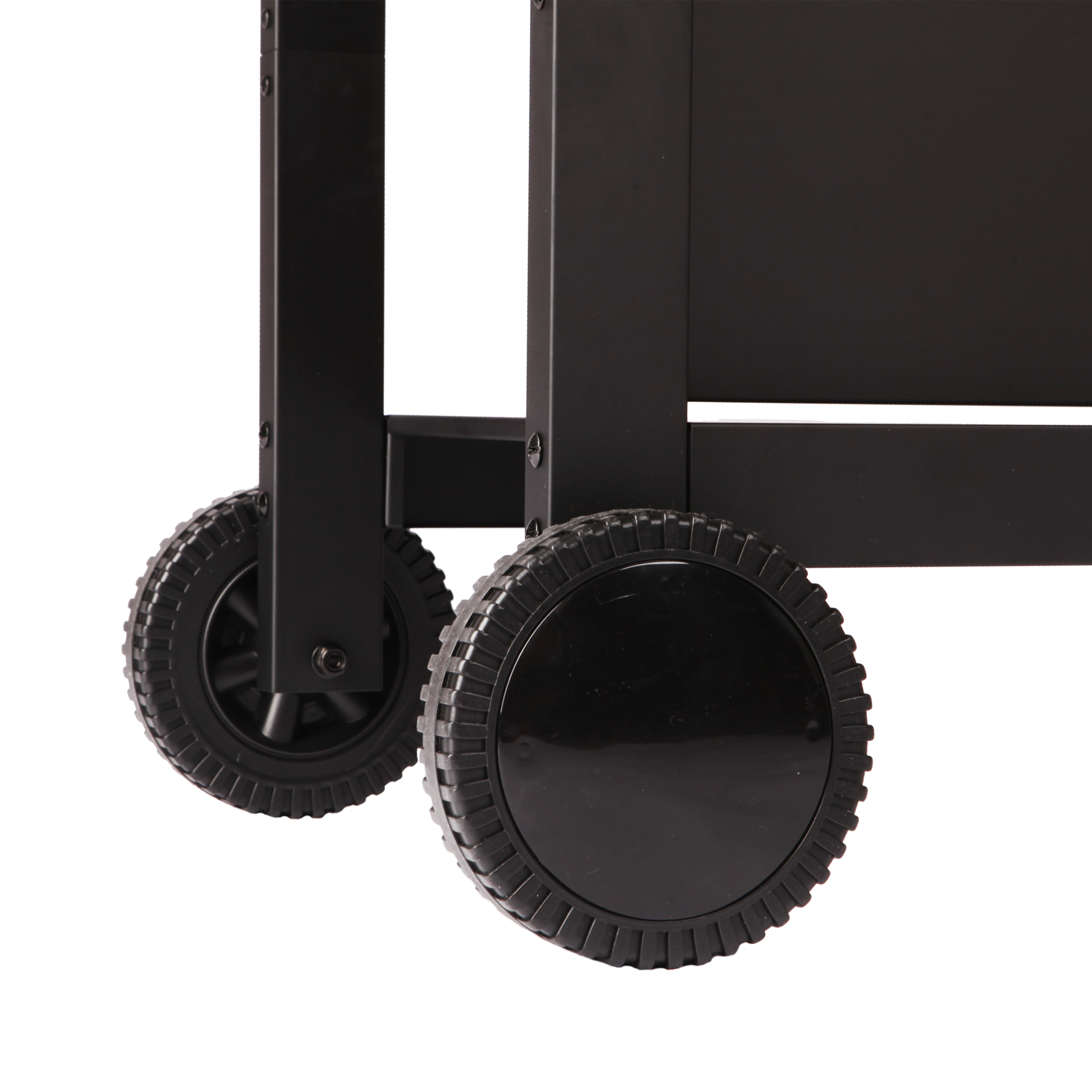 Barbecue Gaz LOFOTEN 2 - 3 Brûleurs, 8,4 KW, Capot Avec Thermomètre - 106,5x57,5x104,5 Cm, Noir, 2 Roues - 4
