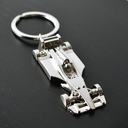 Porte-clés fantaisie en forme de voiture de course F1 Formula 1 en