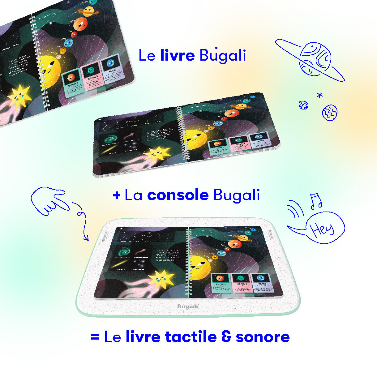 Bugali - console lecture interactive 5+ au meilleur prix | E.Leclerc