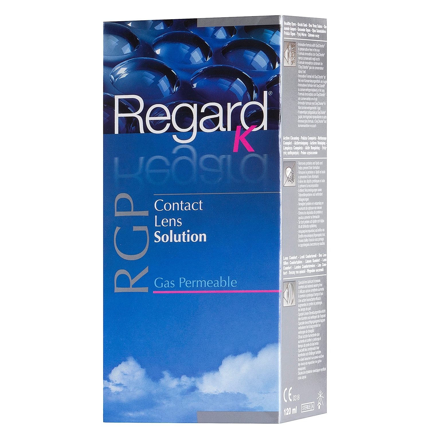 Regard Solution d'entretien pour lentilles souples Regard, 3 flacons de 355  ml + 3 étuis