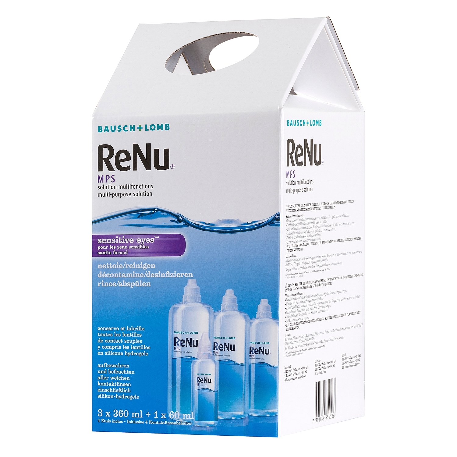 Renu MPS - Multi Purpose Solution 3x360ml + 1x60ml