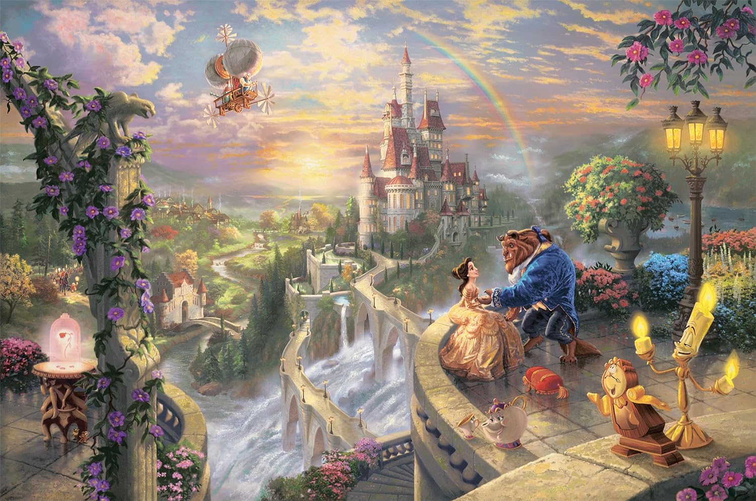 Puzzle La Belle et la Bête 1000 pcs au meilleur prix | E.Leclerc