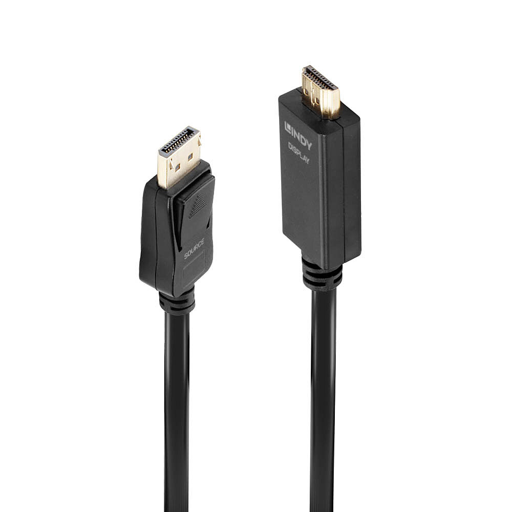 Câble DisplayPort LINDY vers HDMI 10.2Gbps