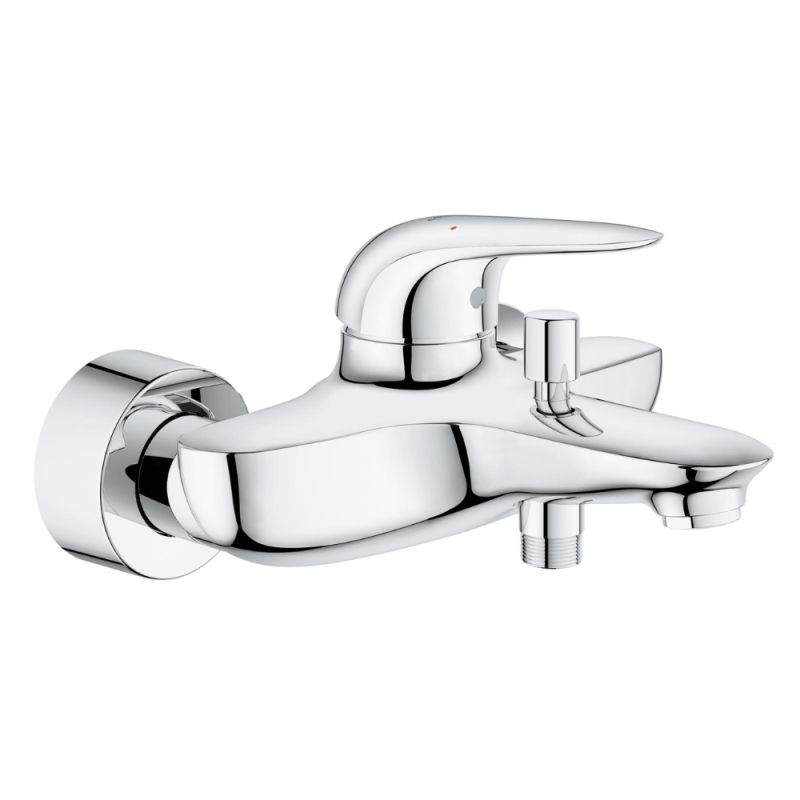 Robinet De Baignoire Sur Pied HUDOR Erymanthe - Chromé - Mitigeur Sol Chromé