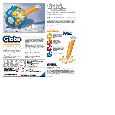 tiptoi® - Globe interactif - Jeux éducatifs