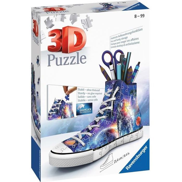 Puzzle 3d systeme solaire - ravensburger - puzzle enfant 3d éducatif - sans  colle - 8 planetes - 522 pieces - des 6 ans - La Poste