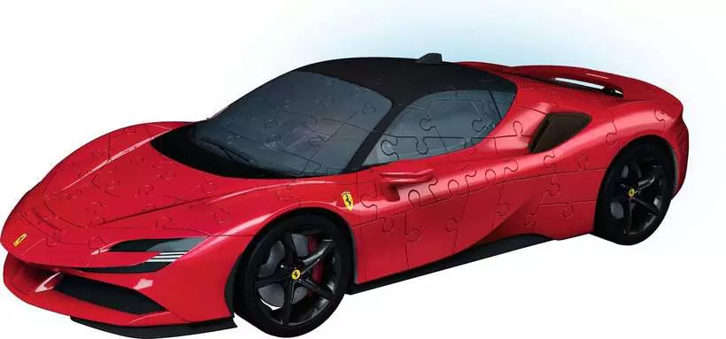 Trotteur Rouge Trotteur Ferrari Pas Cher PUZZLE 3D FERRARI SF90
