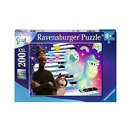 Ravensburger - Puzzle Enfant - Puzzle 200 p XXL - Jazz, piano et amitié -  Disney Pixar Soul - Dès 8 ans - 12923
