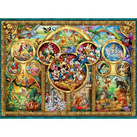 Puzzle 500 pièces : Disney au fil des ans