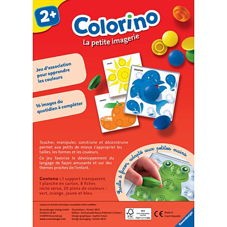 Promo Ravensburger- jeu educatif- colorino- mon 1er jeu des couleurs- a  partir de 2 ans- 24011 chez E.Leclerc