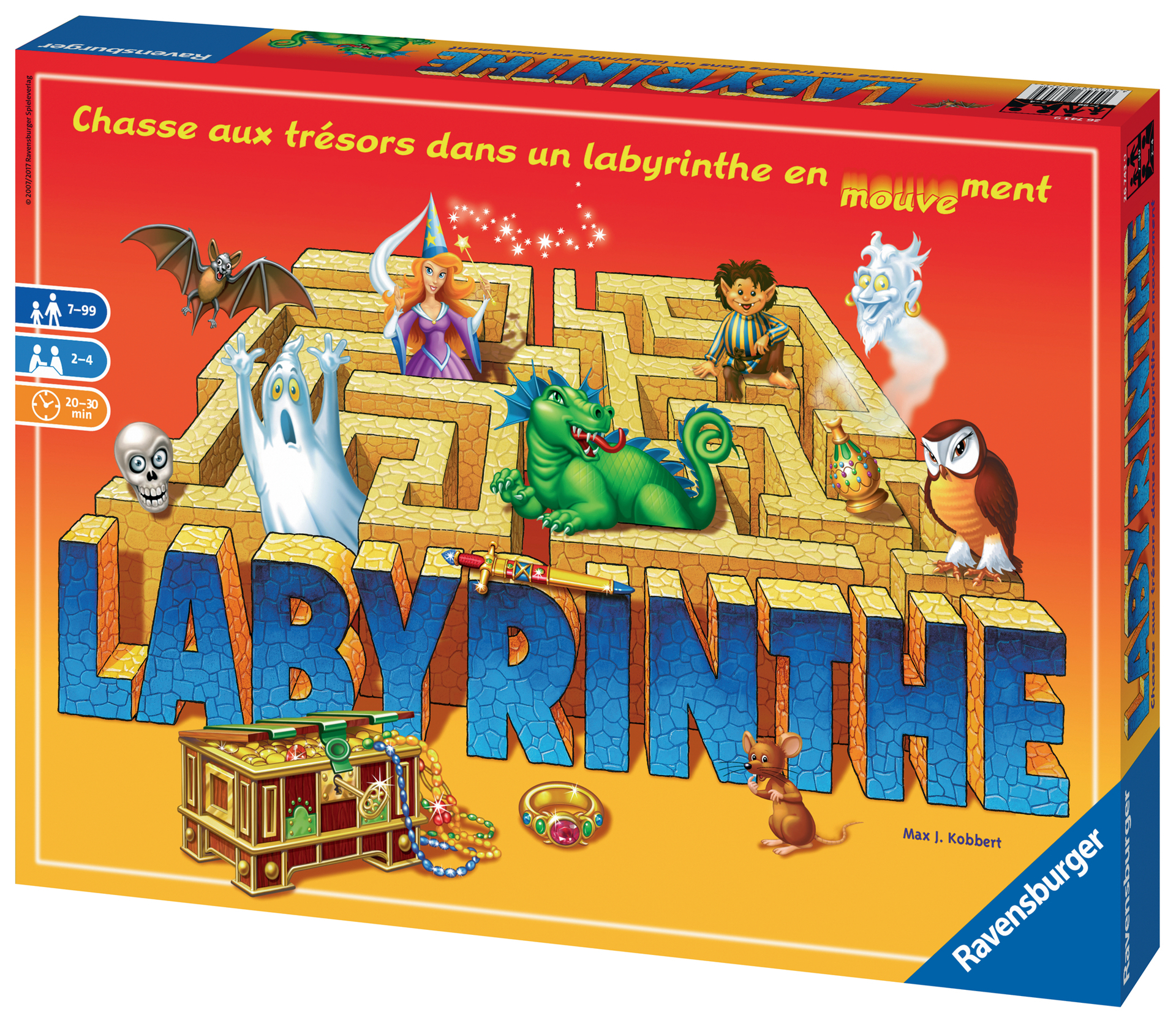 Labyrinthe Disney 100 ans Ravensburger : King Jouet, Jeux d'ambiance  Ravensburger - Jeux de société