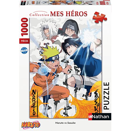 Nathan puzzle 1000 p - Naruto vs. Sasuke, Puzzle adulte