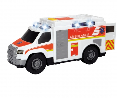 Dickie Toys - Mercedes Benz Sprinter Rescue - Ambulance - Son et lumière - Dès 3 ans