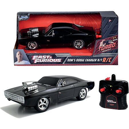 FAST & FURIOUS - VOITURE RADIOCOMMANDE DODGE CHARGER 1/24EME