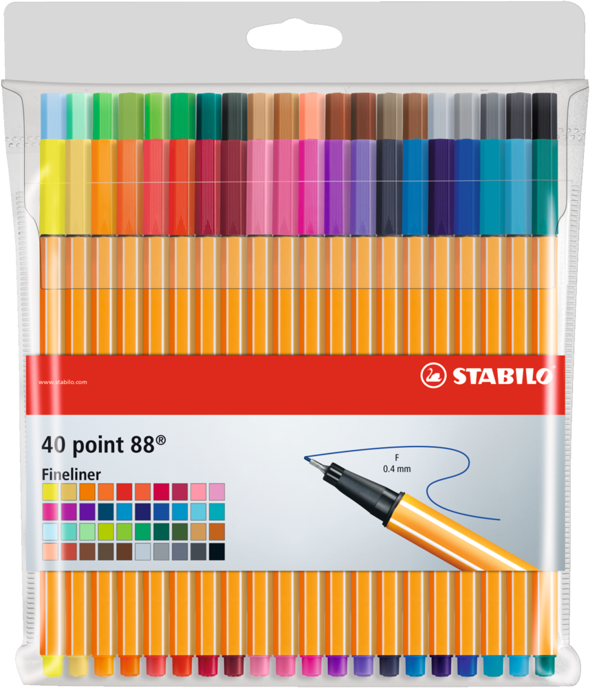 Achetez STABILO point 88 stylo-feutre pointe fine (0,4 mm) - Noir pas cher  sur Ma Rentrée Scolaire