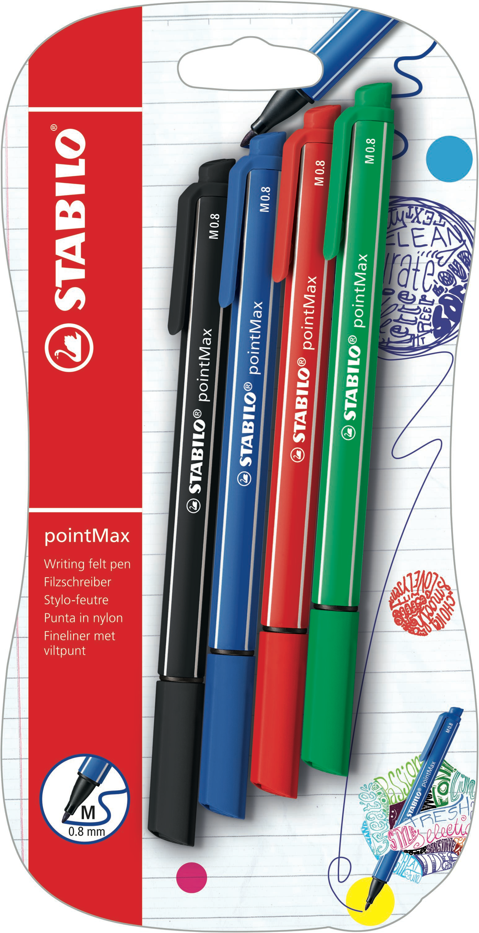 Marqueur Permanent - STABILO OHPen - Lot X 10 Marqueurs - Vert (encre